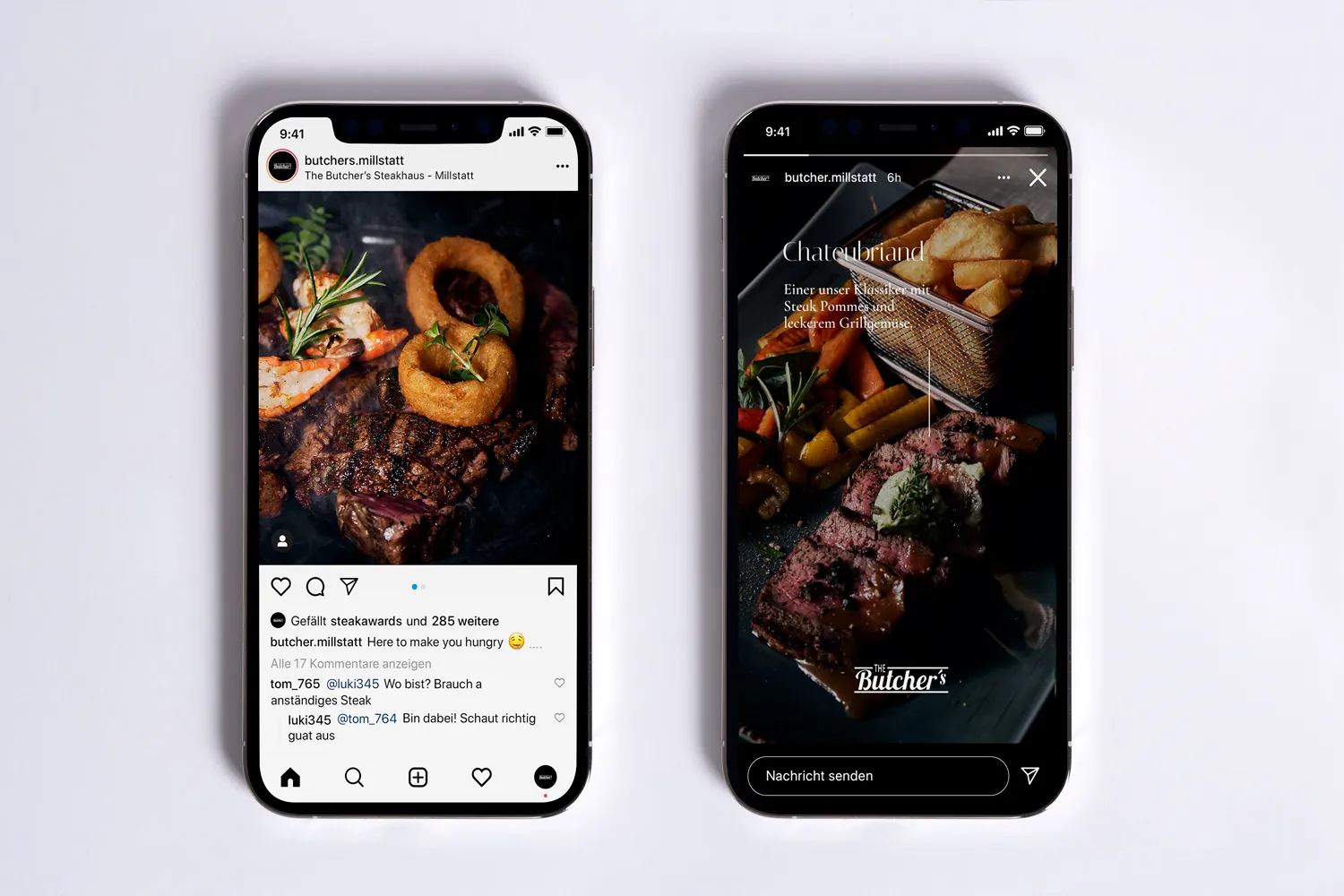 The Butcher's Steakhaus Marketingbilder
